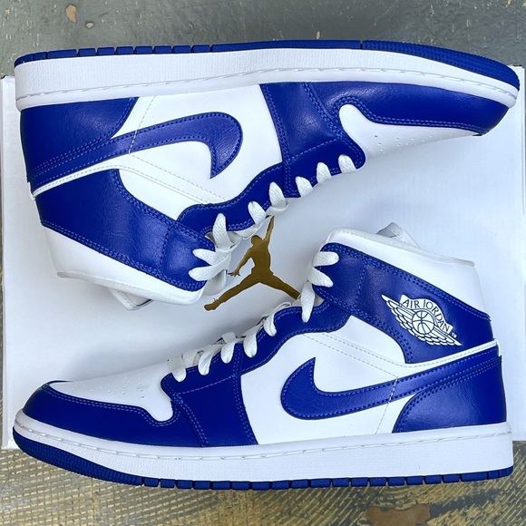Air Jordan Mid Retro Royal Blue BQ6472-104 WMNS Kentucky